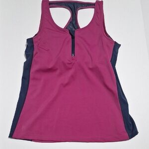 Ruby Ribbon Magenta Activewear Top Size 36